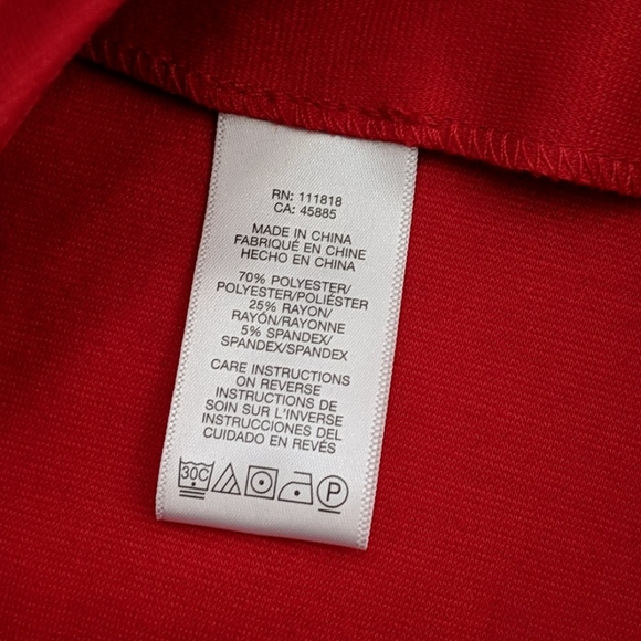 MICHAEL KORS black and red pencil skirt - Picture 5 of 5